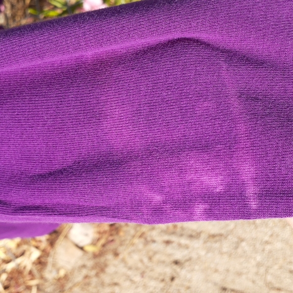 JCPenney's Long Sleeve Purple Top, Size XL - Picture 5 of 8